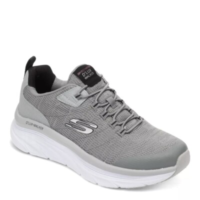 Skechers D'Lux Walker Pensive Walking Shoes Sneakers Men's Sz 10 Extra Wide Gray