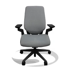 Steelcase Gesture Chair Highly Adjustable in Light Gray Fabric