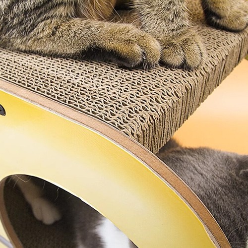 Large Car Shape Cat Scratcher Bed Nest Scratch Pad Claw Grinding Toy Durable AU - Picture 7 of 12