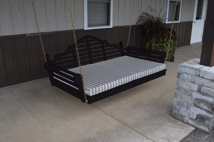 A&L Furniture Co. Amish-Made Pine Marlboro Swing Beds - In 4 Sizes, 18 Colors - Image 3 of 4