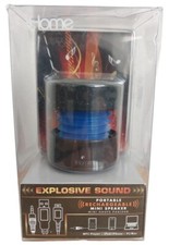 iHome Speaker N3288 Portable Rechargeable Mini Box Explosive Sound Blue RARE NIB