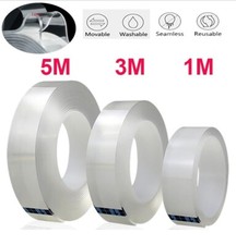 Nastro biadesivo 2mm trasparente nano band tape bifacciale extra forte