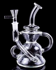 Cute Bong Glass Water Pipe RECYCLER Bong Cool Bong Mini Bong Chamber *USA*
