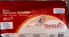 Tranquility Booster Pad 4-1/4 X 15 Inch Flow-Through Pad 25 Ct Per Package