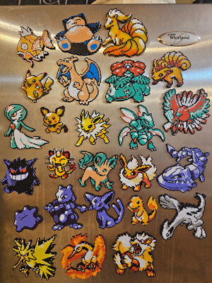 Pokemon Sprite 3D Printed Magnet Pt.1 of 2 - Over 300+ Options to Choose From