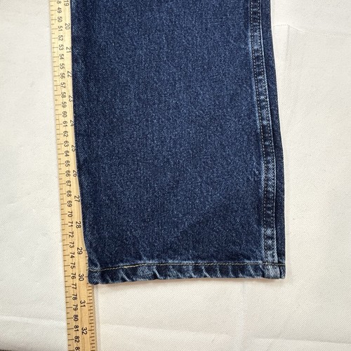 Pantalones de mezclilla Wrangler 30x30 para hombre pantalones cómodos azul vaquero al aire libre campamento tareas trabajo - Imagen 9 de 9