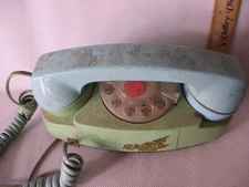 Vintage Aqua Blue Princess Telephone Bell System Western Electric Rotary Prop