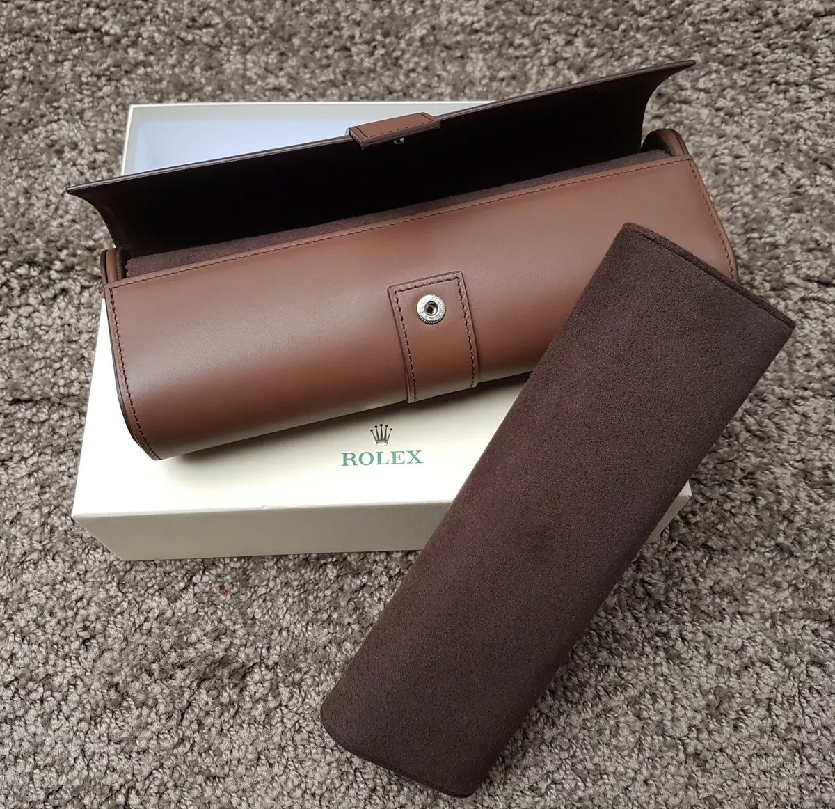 Rolex watch hotsell travel case