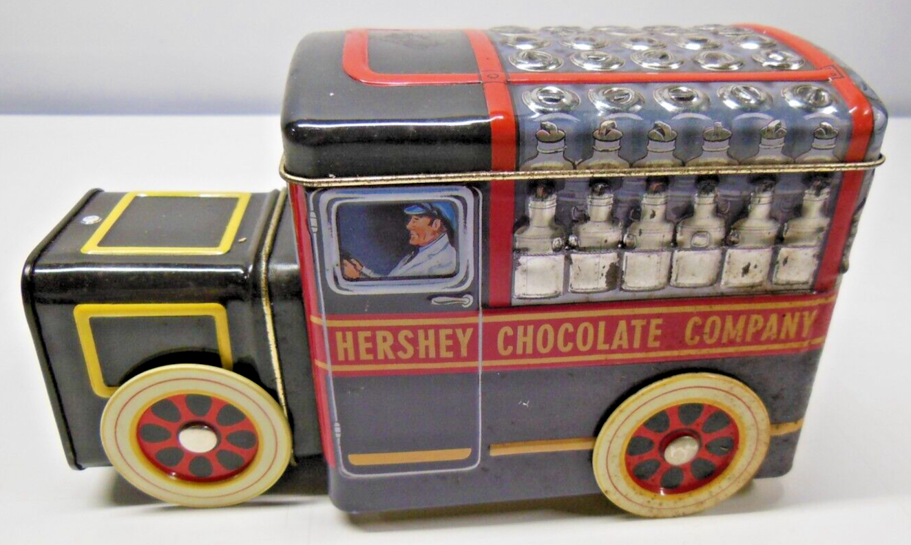 Collector's Tin Hershey Chocolate Milk Delivery Truck Vehicle Series