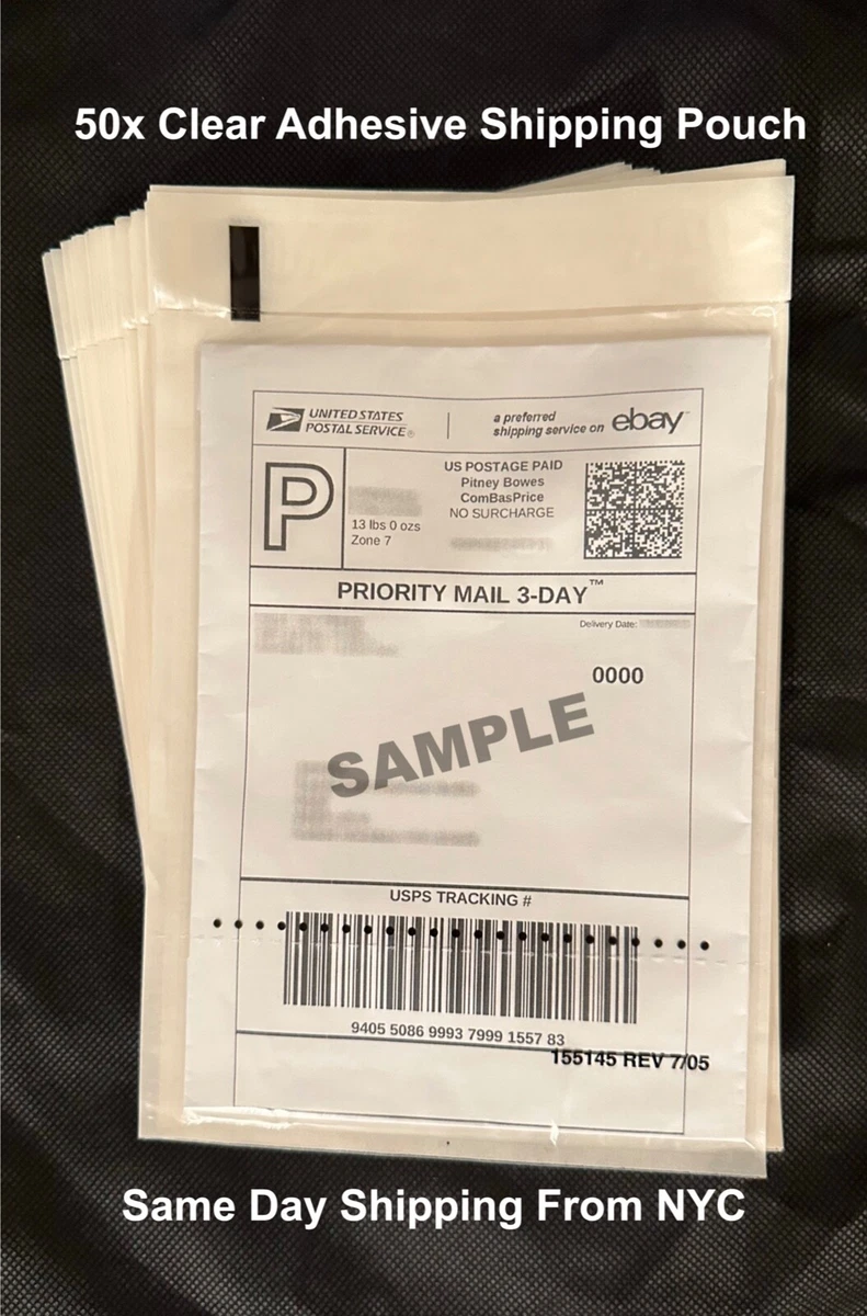 Shipping pouch clearance
