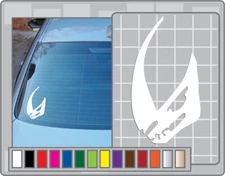 MUDHORN Signet Icon cut vinyl decal #1 Star Wars The Mandalorian Sticker
