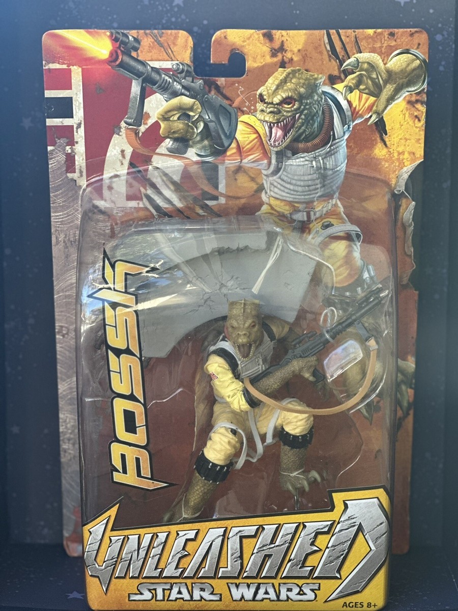 スターウォーズ　UNLEASHED BOSSK STAR WARS Unleashed 7 inch BOSSK bounty hunter complete 1:10