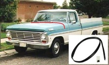 Hood To Cowl Seal W Hardware For 1967 Ford Pickup Trucks Hood To Cowl Seal W Hardware For 1967 Ford Pickup Trucks