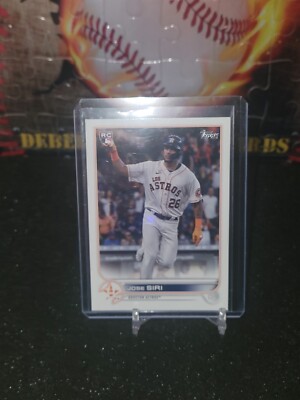 2022 Topps Series 2 JOSE SIRI RC #599 Advanced Stats /300