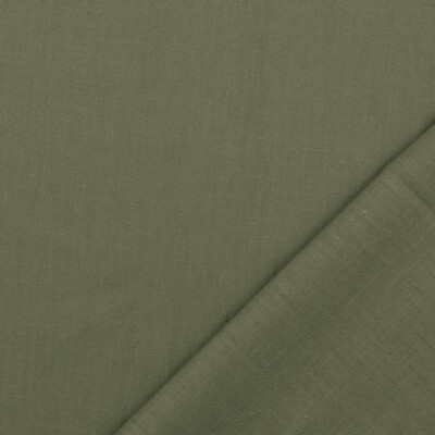 Khaki 100 % gewaschenes Leinen Stoff Vorhang Kissen atmungsaktives Kleidungsmaterial
