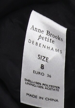 Debenhams Women's Black Blazer, Size 8, Petite, Single-Breasted - Picture 3 of 12