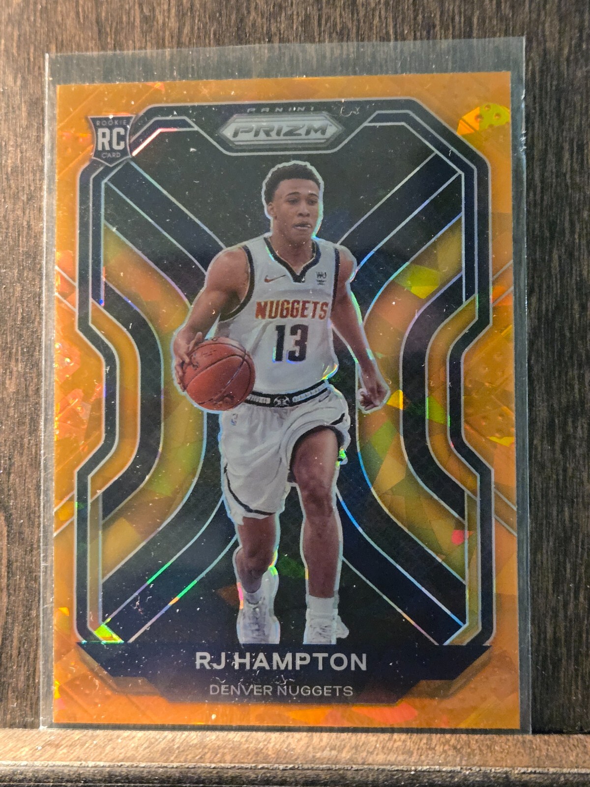 RJ Hampton 2020-21 Prizm ORANGE CRACKED ICE PRIZM #286 Rookie Card  New Zealand