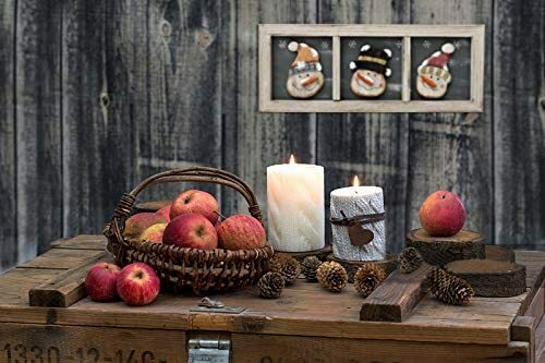 Wood Snowman Wall Decor Hanging Christmas Sign, Rustic Christmas Snowman - Picture 4 of 7