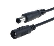 2.1x5.5mm to 5.0x7.4mm Male DC Power Plug Connector Adapter for DELL Laptop Only