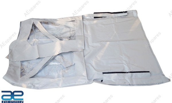 Weiche Softtop Dachabdeckung Grau FüR Suzuki Samurai Sj410 Sj413-image