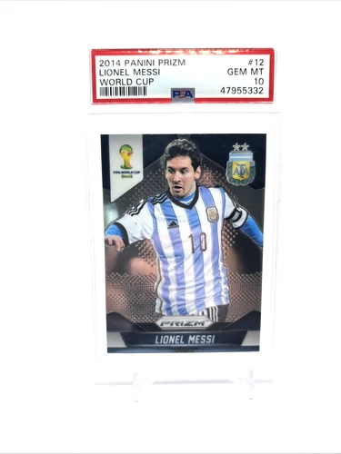 2014 Panini Prizm World Cup Lionel Messi #12 Argentina PSA 10! GEM MINT