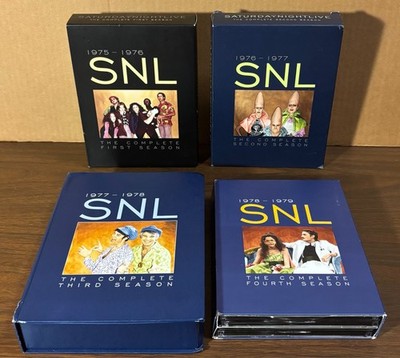 Saturday Night Live SNL Complete Boxed Seasons 1-4 1975-1979 (DVD) clean/tested