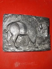 Vintage 1979 Spec-Cast BUFFALO Belt Buckle