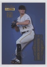 2022 Wild Card Matte SP Exclusive Base Baseball Blue 7/10 Aaron Shortridge fm0