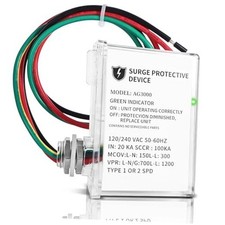 AG3000 HVAC Surge Protector 120/240V, Whole House Surge Protective Pack of 1