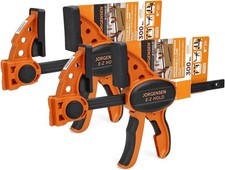 Jorgensen 2PC 6" One Hand Clamp/Spreader Sets 300 Lbs Clamping Force Medium Duty