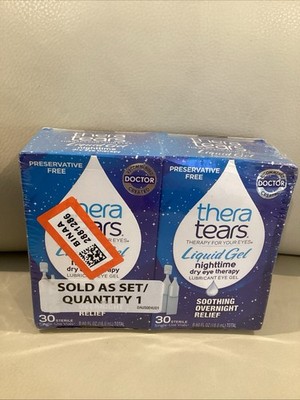 2 pk - TheraTears Liquid Gel Nighttime Dry Eye Therapy 30 Ct Ea