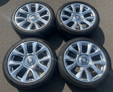 21" Rolls Royce OEM Ghost Wraith Dawn Polished Wheels & Continental Tires 225B