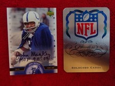 2005 Upper Deck John Mackey AUTO inscription Legendary Signatures LEGENDS COLTS