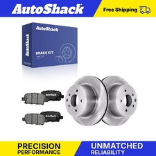 Rear Brake Rotors Ceramic Pads for Nissan, Rogue 2014-2020, AWD FWD L4 2.0L 2.5L
