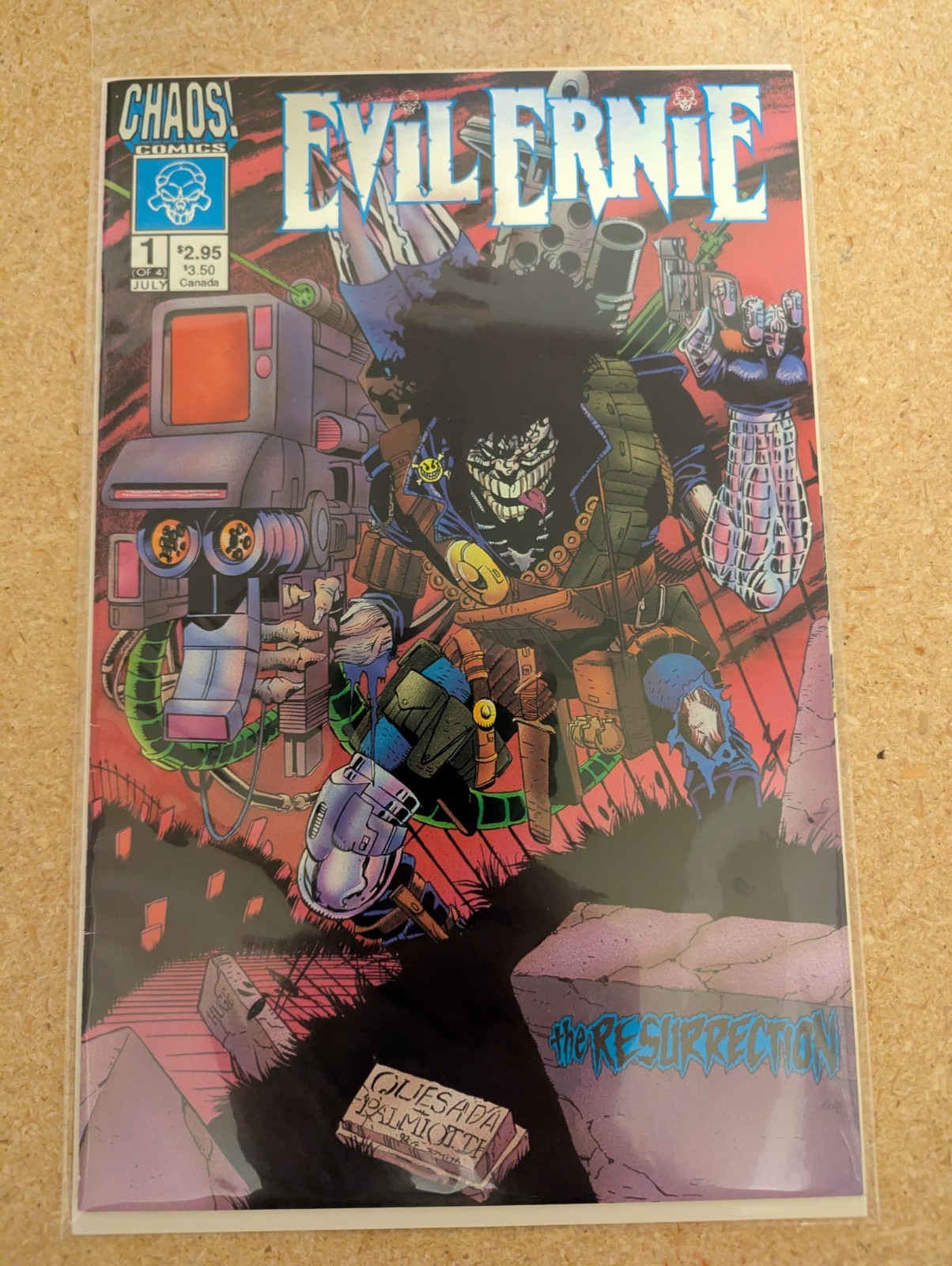 Evil Ernie Resurrection #1 (1993Chaos) Pulido Hughes Quesada VF/NM
