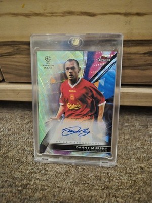 Topps Finest 2021-22 UEFA Champions League Danny Murphy Auto 8/99 Liverpool FC