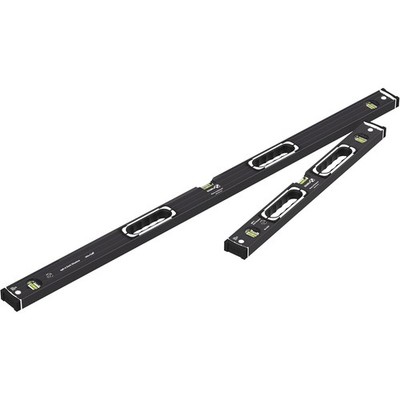 Stabila Wasserwaagen-Set 196-2 Dark Shadow, 2-teilig: 61 cm, 122 cm