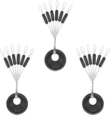 1200 Pcs Fishing Rubber Bobber Stoppers for Line Float Sinker Stops