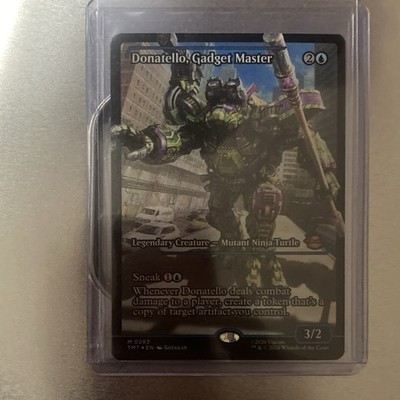 Teenage Mutant Ninja Turtles Donatello Gadget Master Legendary FOIL MTG Card