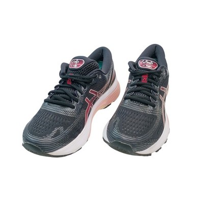 Asics Gel-Nimbus 21 Running Shoes Black Pink Red 1012A156 Womens 8.5