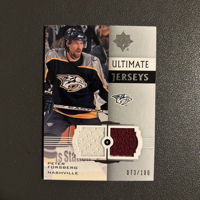 2007-08 Ultimate Collection - Ultimate Jerseys Peter Forsberg #UJ-PF /100 (MEM)