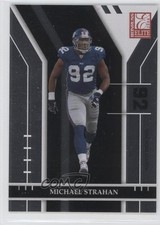 2004 Donruss Elite Michael Strahan #65 HOF o9f