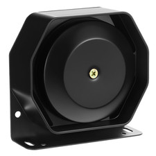 Qwork 200w Siren Speaker 130db Ultra Slim Octagon Compact Flat Horn Heavy Duty