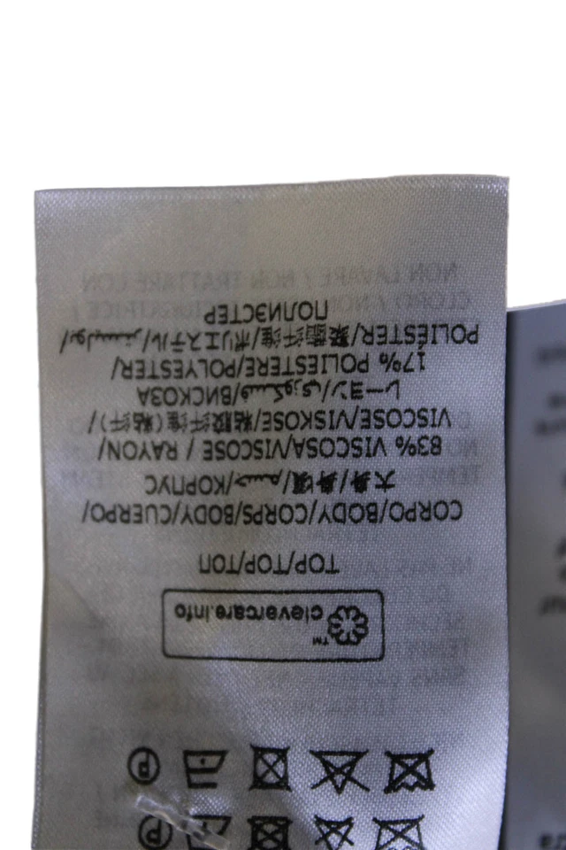 Camisa negra forrada con textura Stella McCartney para mujer talla 42 EUR Foto 4 de 4