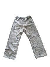 Bare Knuckles Wide Leg Denim Jeans White Painter Sz 38 Made in USA