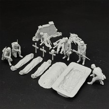 1/35 German soldiers paid tribute RESIN FIGURE MODEL KIT Unassembled Unpainted