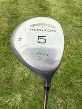 ✅Mizuno Horizon 5 Wood Fairway Wood Golf Club- 21°- Steel Shaft Regular Flex-RH✅