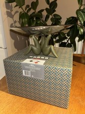 Alessi Les Ministres Stainless Fruit Bowl Centerpiece PHILIPPE STARCK 11" Green