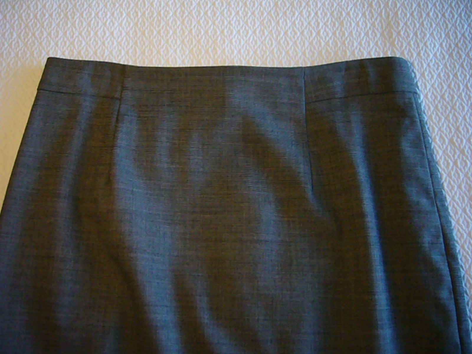 Ann Taylor gray subtle pattern lined midweight wo… - image 4