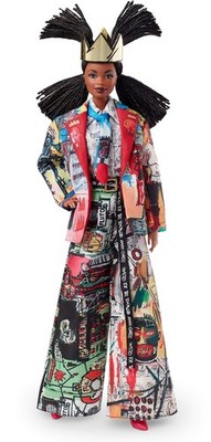Barbie Collector Jean-Michel Basquiat X Doll with Braids and Crown